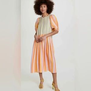 Stine Goya Puff Sleeves Midi